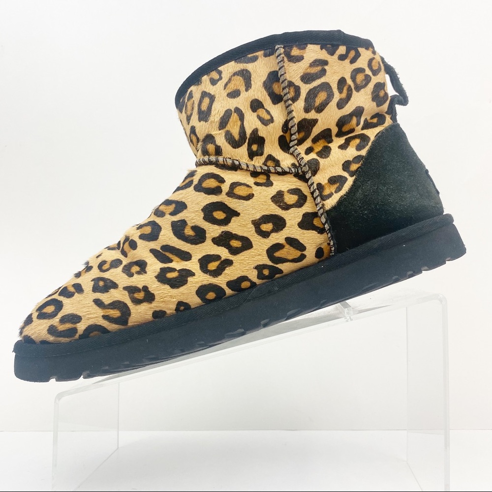 Ugg Classic Leopard Mini Boots Size 10 - Picture 8 of 8